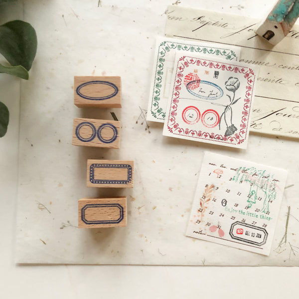 Kurukynki Mini Frame Rubber Stamp Set(XS)