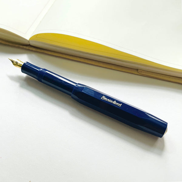 Kaweco Classic Sport Navy Luxury ballpoint or fountain pen with