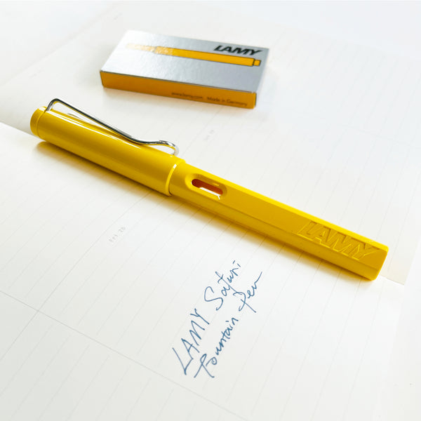 Lamy Safari Fountain Pen - Yellow (F) – niconeco zakkaya