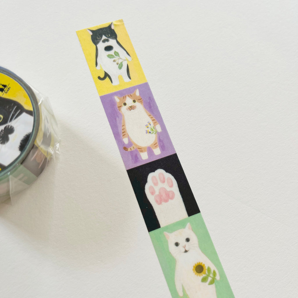 4 Legs Cat Washi Tape - A - niconeco zakkaya