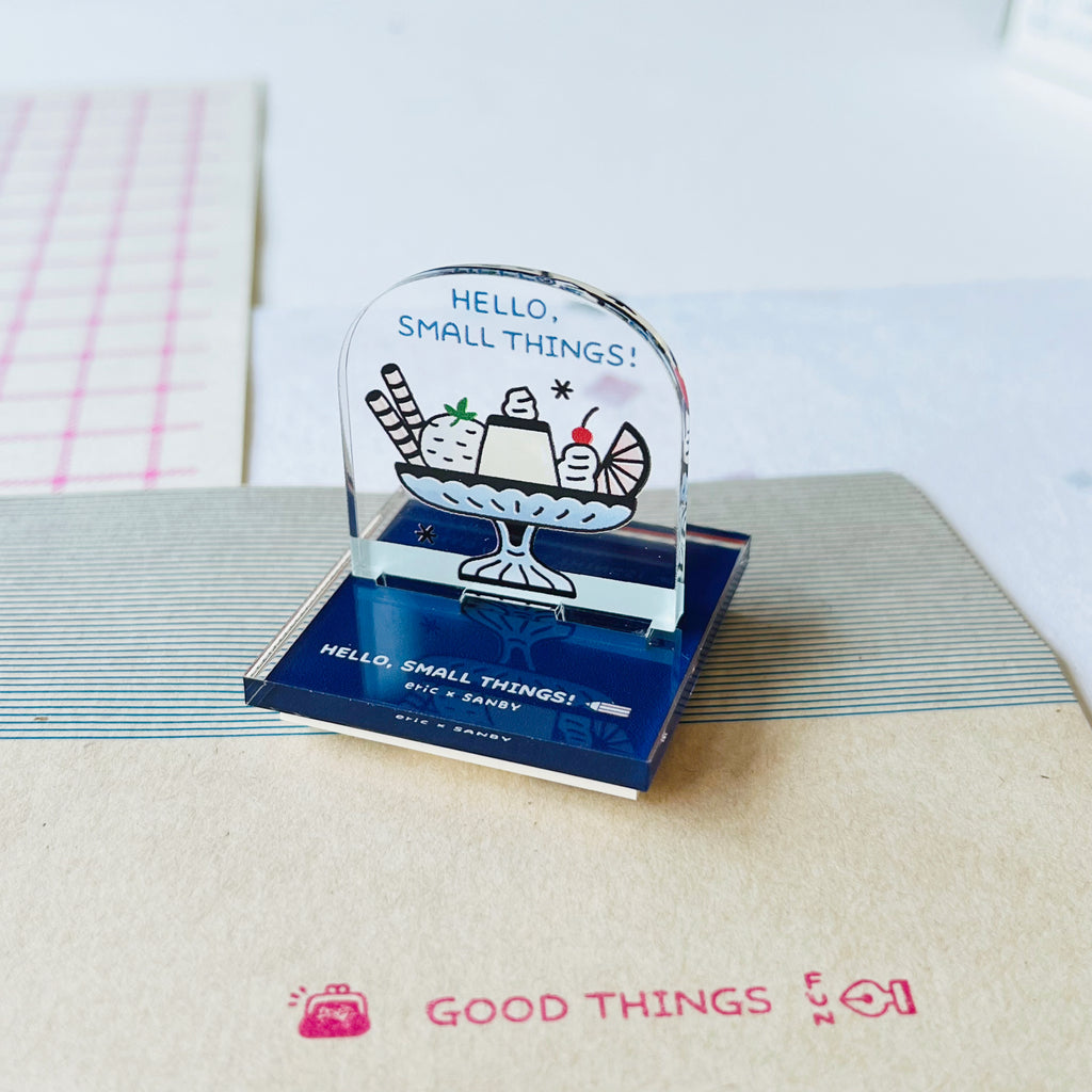 Sanby x Eric Small Things Acrylic Stand Stamp - Ink
