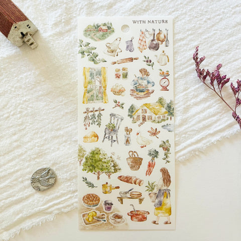 MINDWAVE With Nature Sticker Sheet- Preparation for Lunch