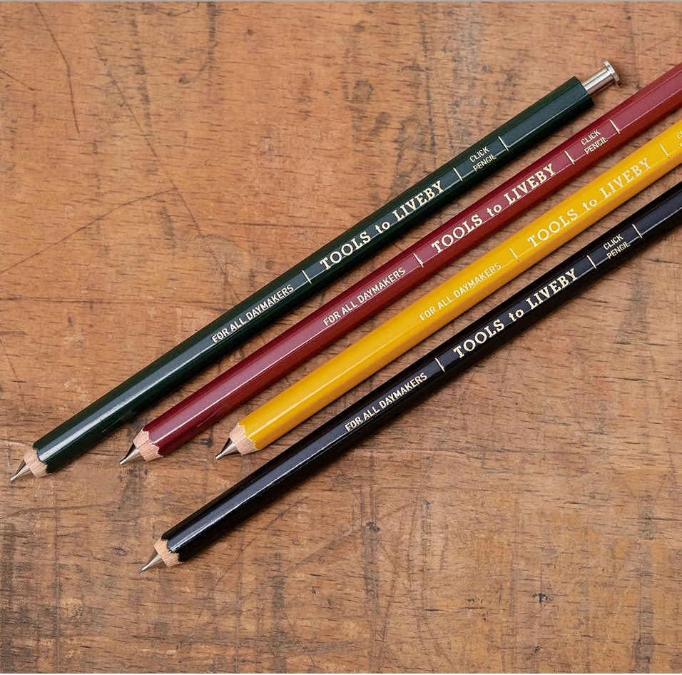 MARKS Wooden Mechanical Pencil with Eraser - 0.5mm – niconeco zakkaya
