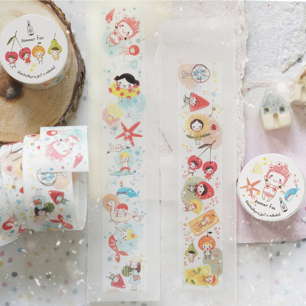 Black Milk Project Washi Tape - Summer Fun - niconeco zakkaya