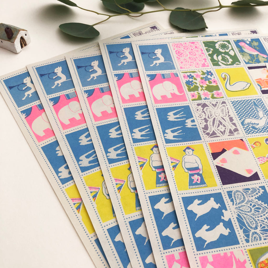 Yonagadou Wrapping Paper Set - Kokeshi – niconeco zakkaya