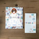 Aiko Fukawa Mino Washi Paper Letter Set - Neko Hana-niconeco zakkaya