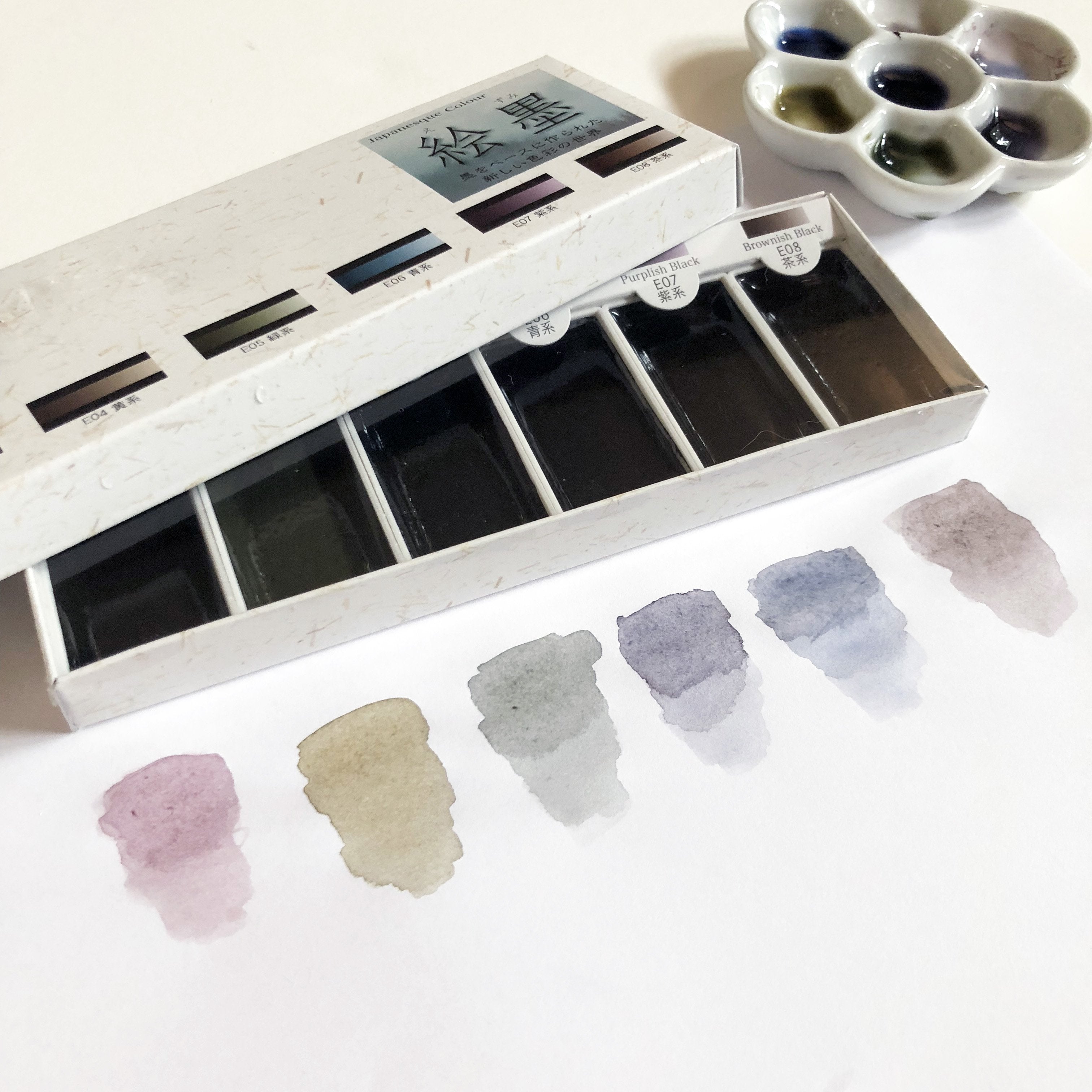 BOKUNDO Shimmering Watercolor Set (Pearl) - niconeco zakkaya