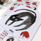 Dodolulu Original Transparent Sticker - The Black Cat-niconeco zakkaya