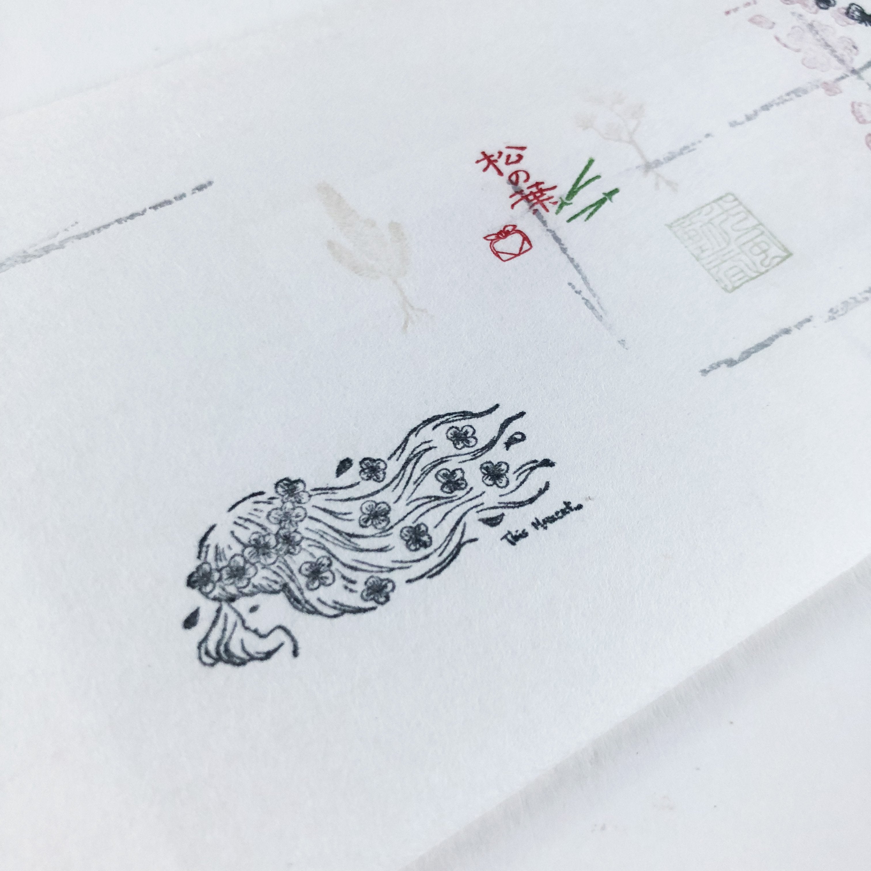 Haruna Deguchi x niconeco zakkaya Collaboration Stamp - Breeze-niconeco zakkaya