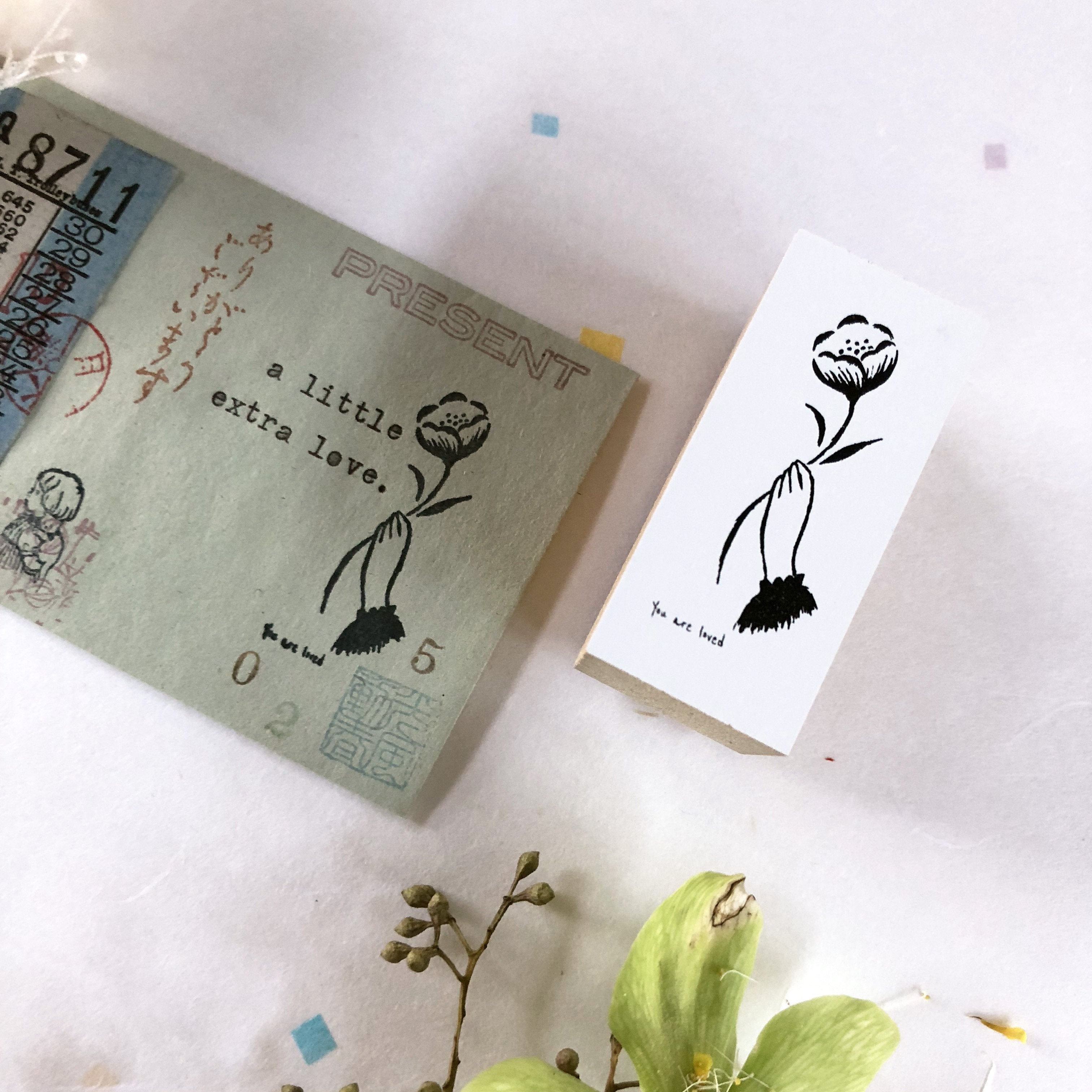 Haruna Deguchi x niconeco zakkaya Collaboration Stamp - Love is Love-niconeco zakkaya