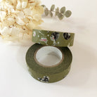 Mihoko Seki Little Girl Washi Tape - Olive-niconeco zakkaya