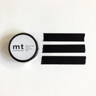 mt Basic Tone Washi Tape - Charcoal-niconeco zakkaya