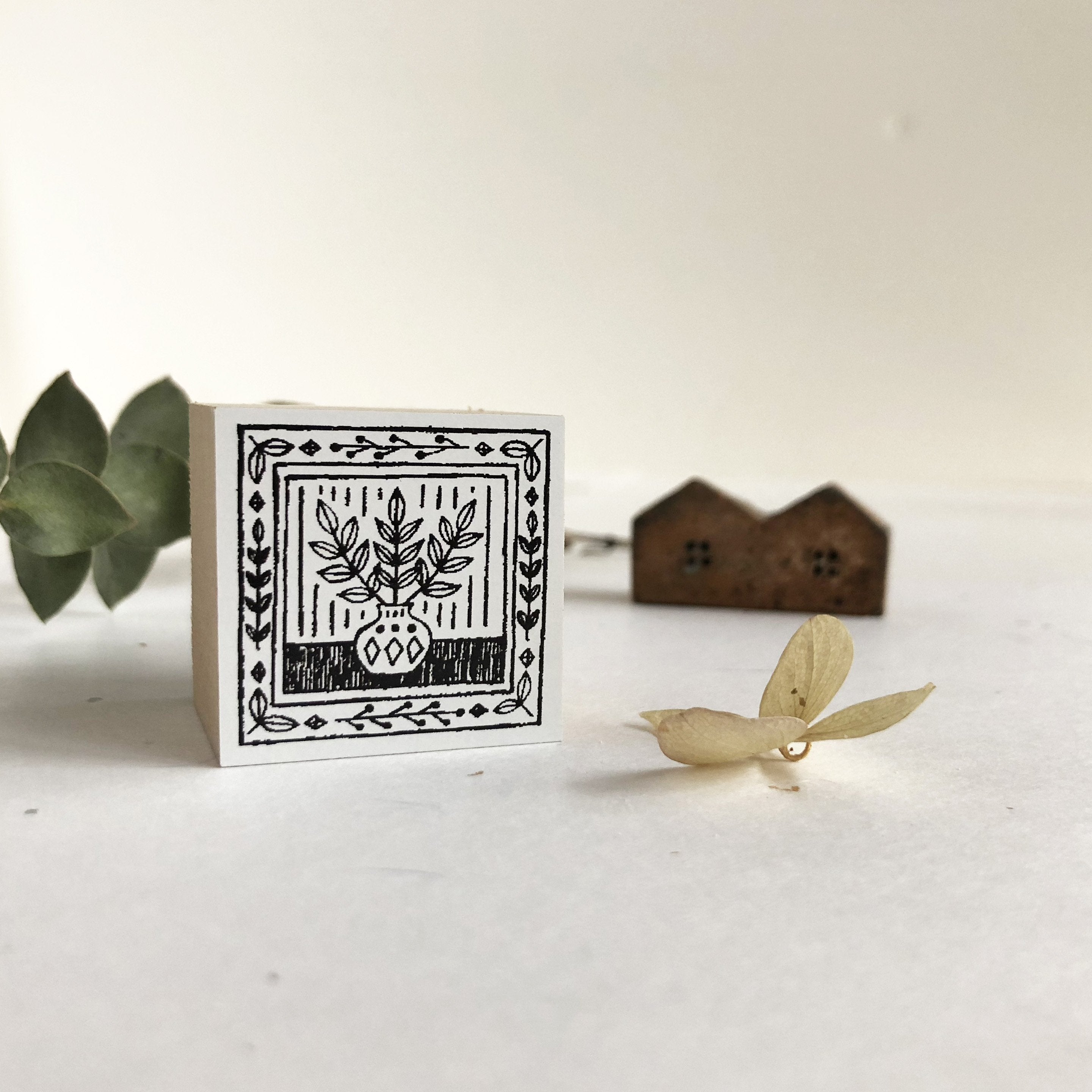 niconeco zakkaya x Hiraoka Hitomi Collabration Rubber Stamp - Botanical Life-niconeco zakkaya