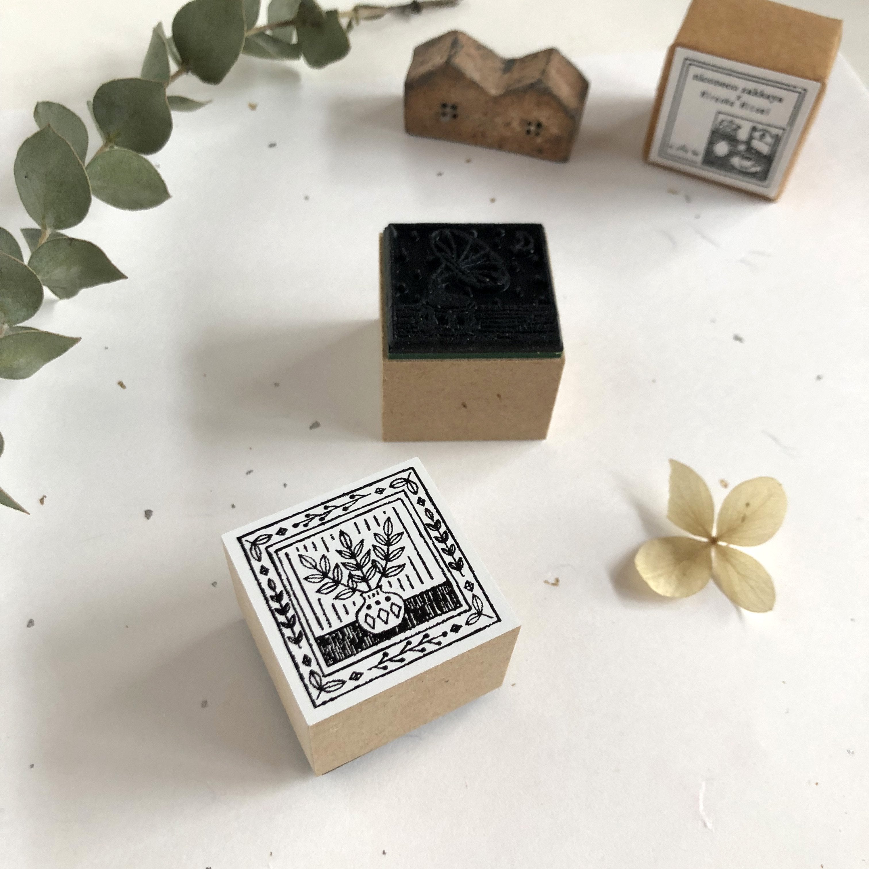 niconeco zakkaya x Hiraoka Hitomi Collabration Rubber Stamp - Botanical Life-niconeco zakkaya