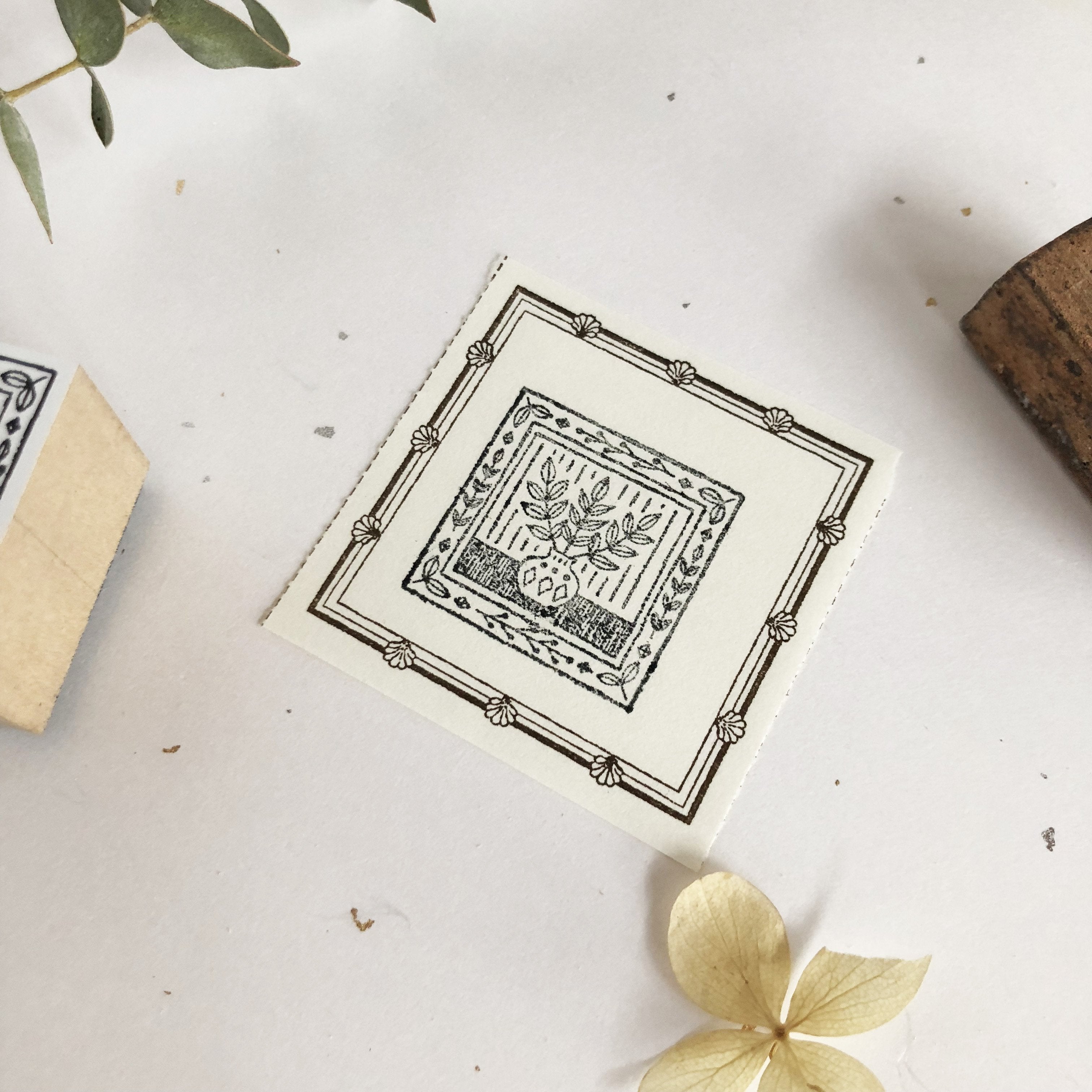 niconeco zakkaya x Hiraoka Hitomi Collabration Rubber Stamp - Botanical Life-niconeco zakkaya