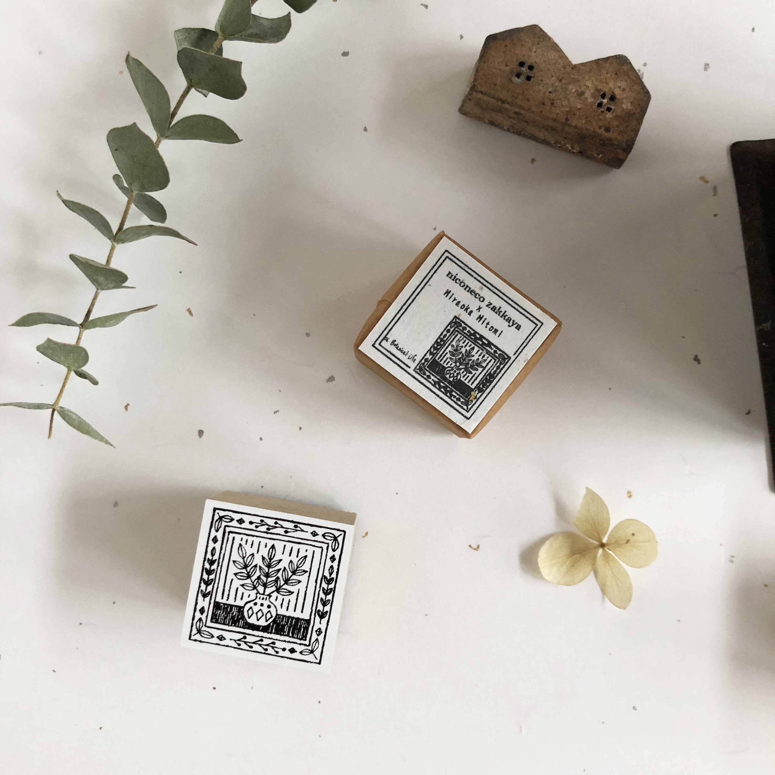 niconeco zakkaya x Hiraoka Hitomi Collabration Rubber Stamp - Botanical Life-niconeco zakkaya