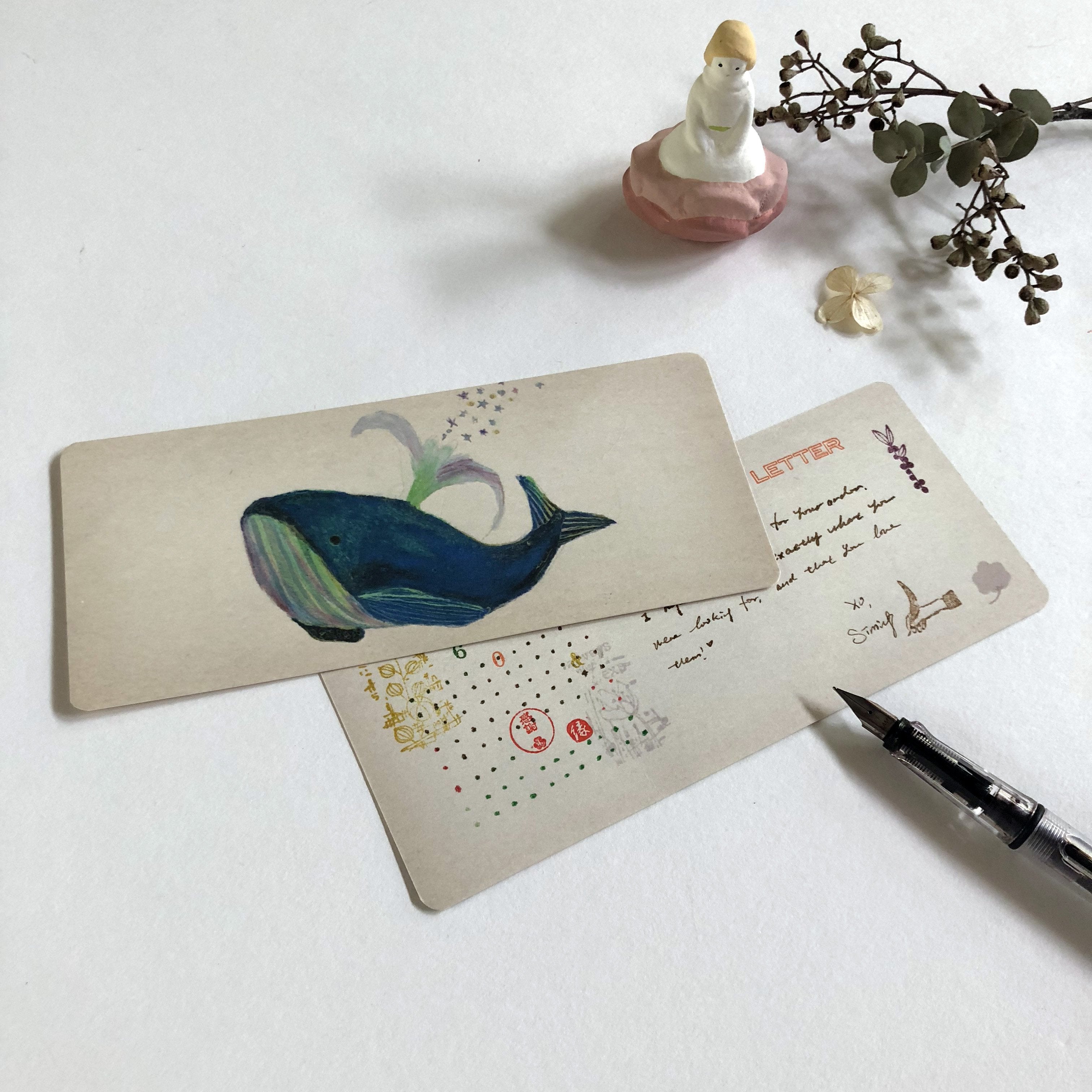 Omori Yuko Note Card - Kujira (クジラ）-niconeco zakkaya