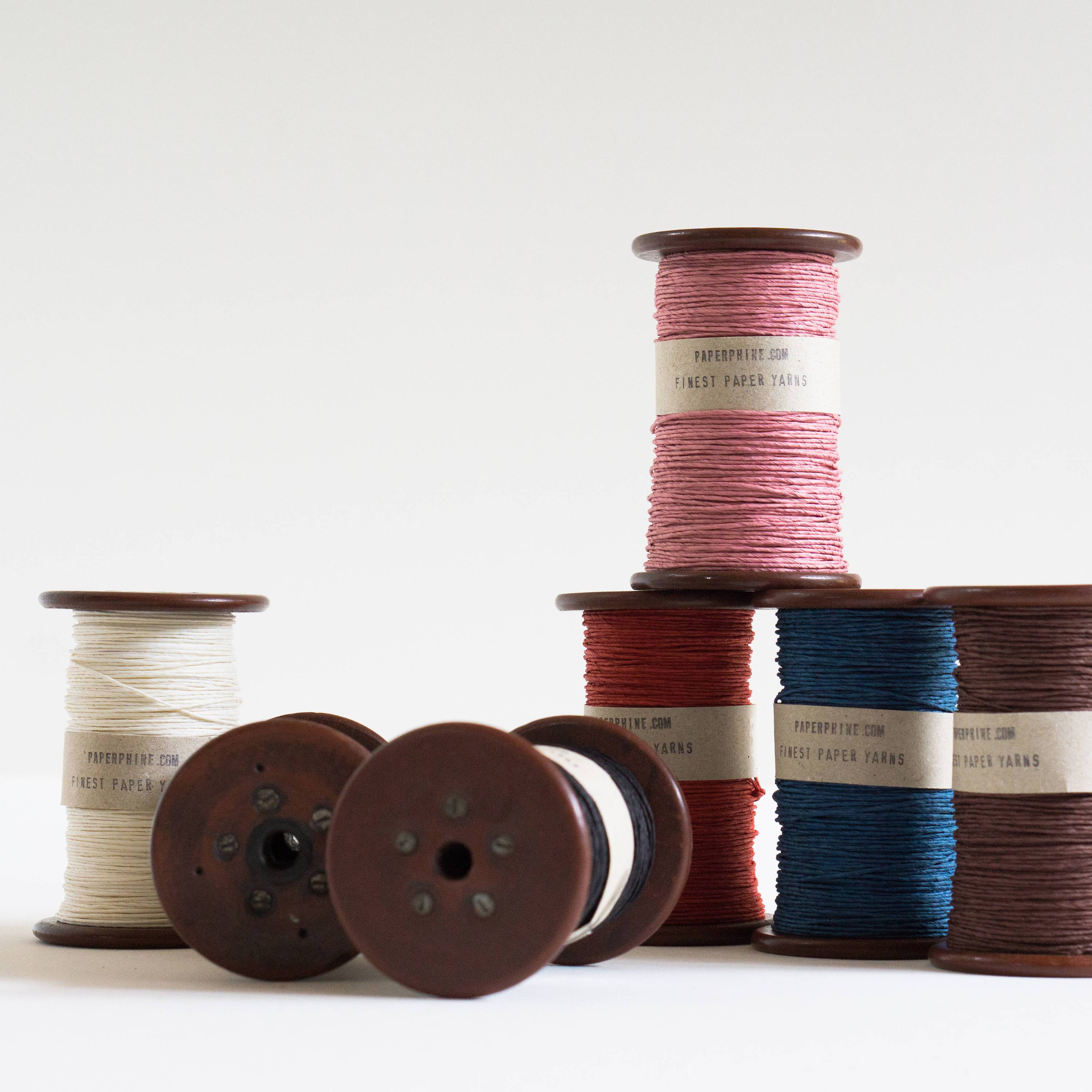 Paperphine Strong Paper Twine With Vintage Bobbin-niconeco zakkaya