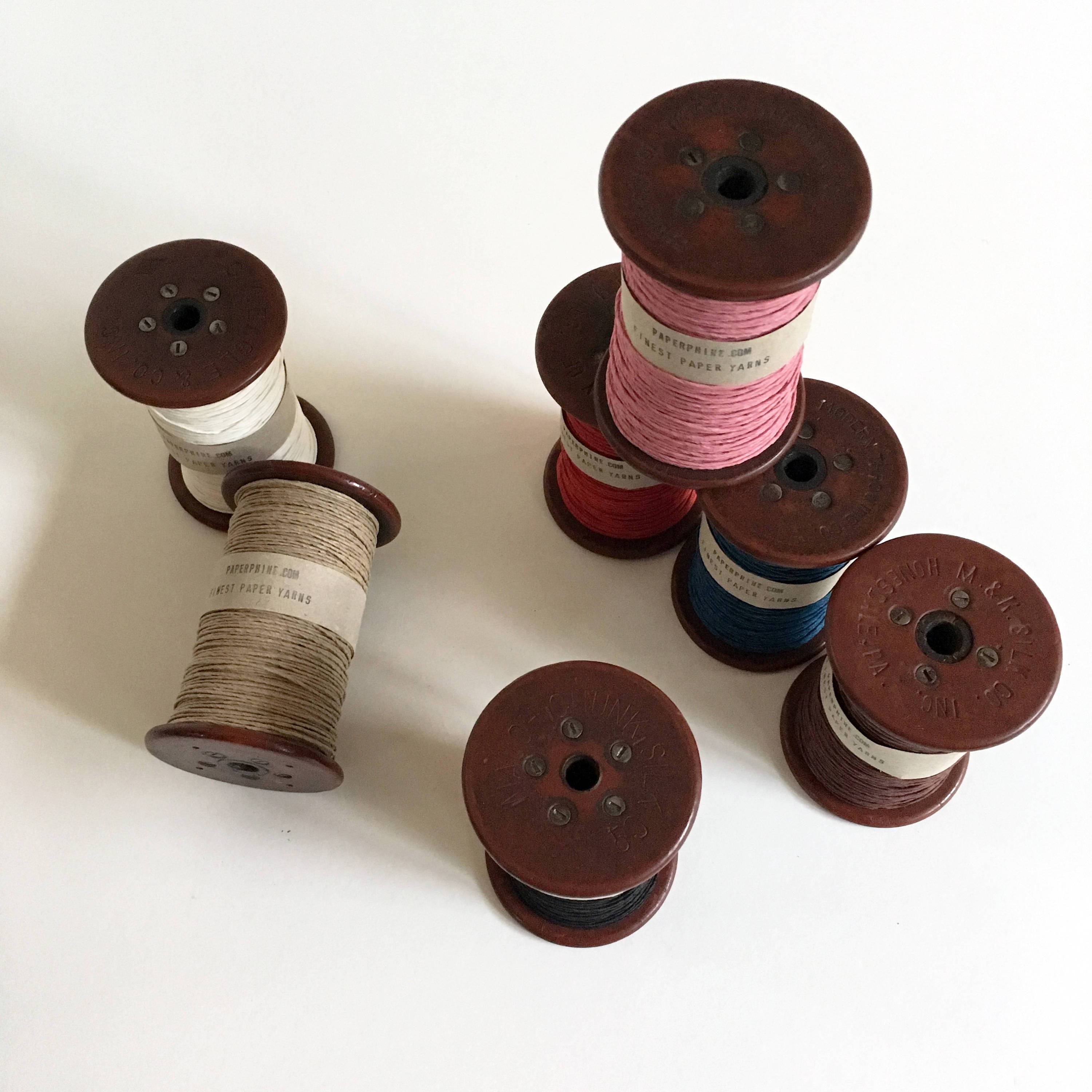 Paperphine Strong Paper Twine With Vintage Bobbin-niconeco zakkaya