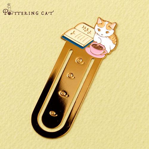 Pottering Cat Book Mark Collection - Hot cocoa-niconeco zakkaya