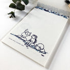 Pottering Cat Marble Tape Notepad-niconeco zakkaya