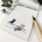 Pottering Cat Marble Tape Notepad-niconeco zakkaya