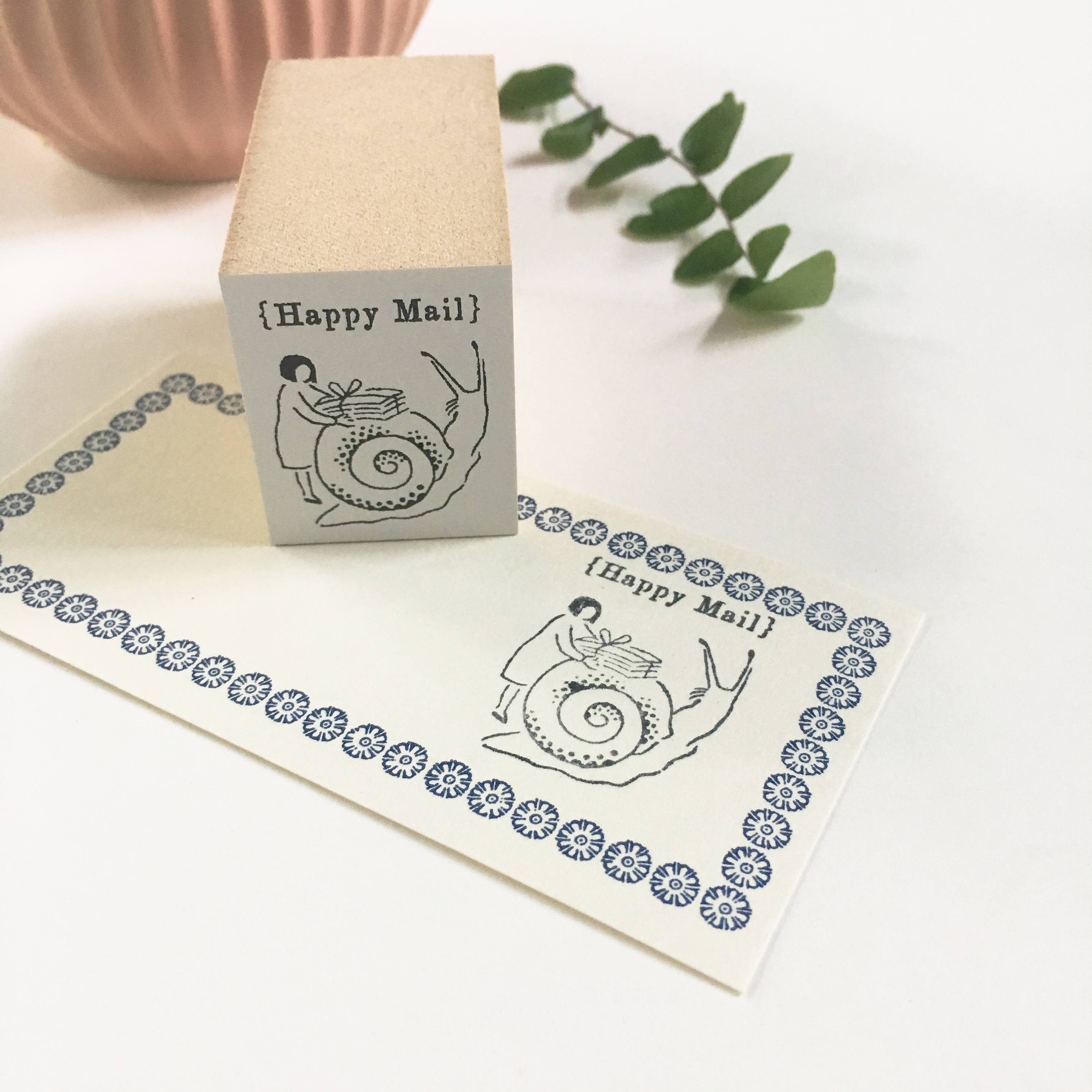 Rakui Hana x niconeco zakkaya Collaboration Stamp - Happy mail-niconeco zakkaya