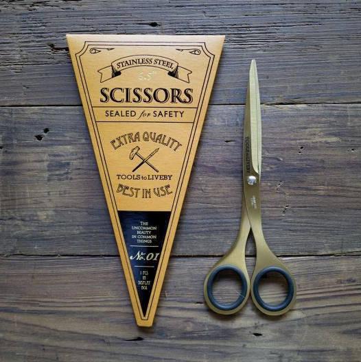 Tools to Liveby Scissors 6.5" (gold)-niconeco zakkaya