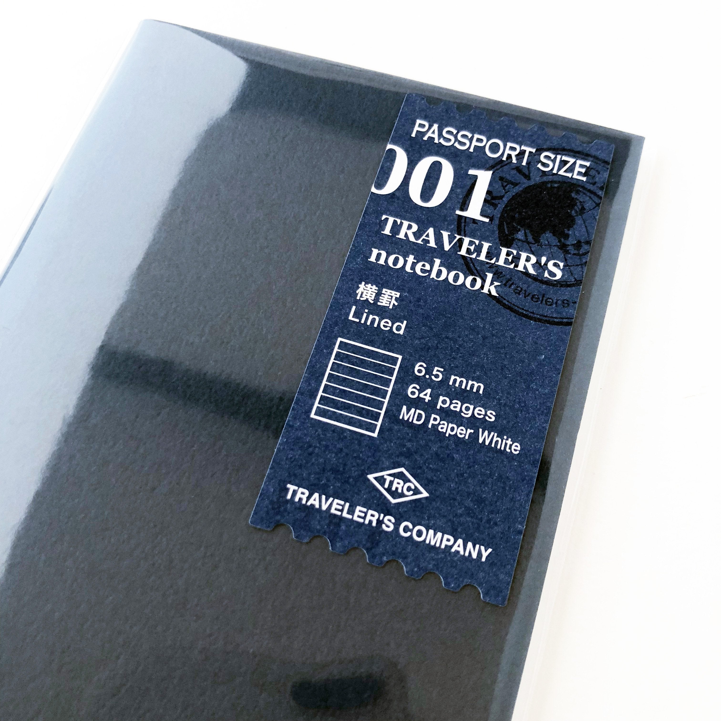 Midori Traveler's Notebook Refill 001 - Lined Passport Sized - tokopie