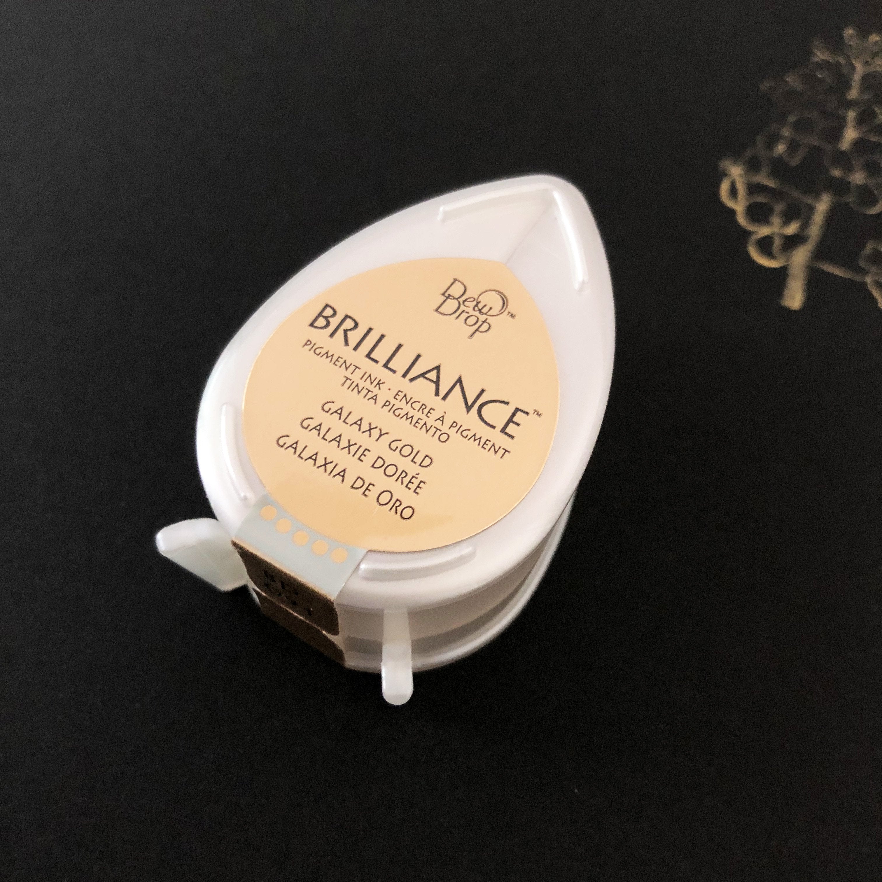 Tsukineko Brilliance Dew Drop Ink Pad - Galaxy Gold-niconeco zakkaya