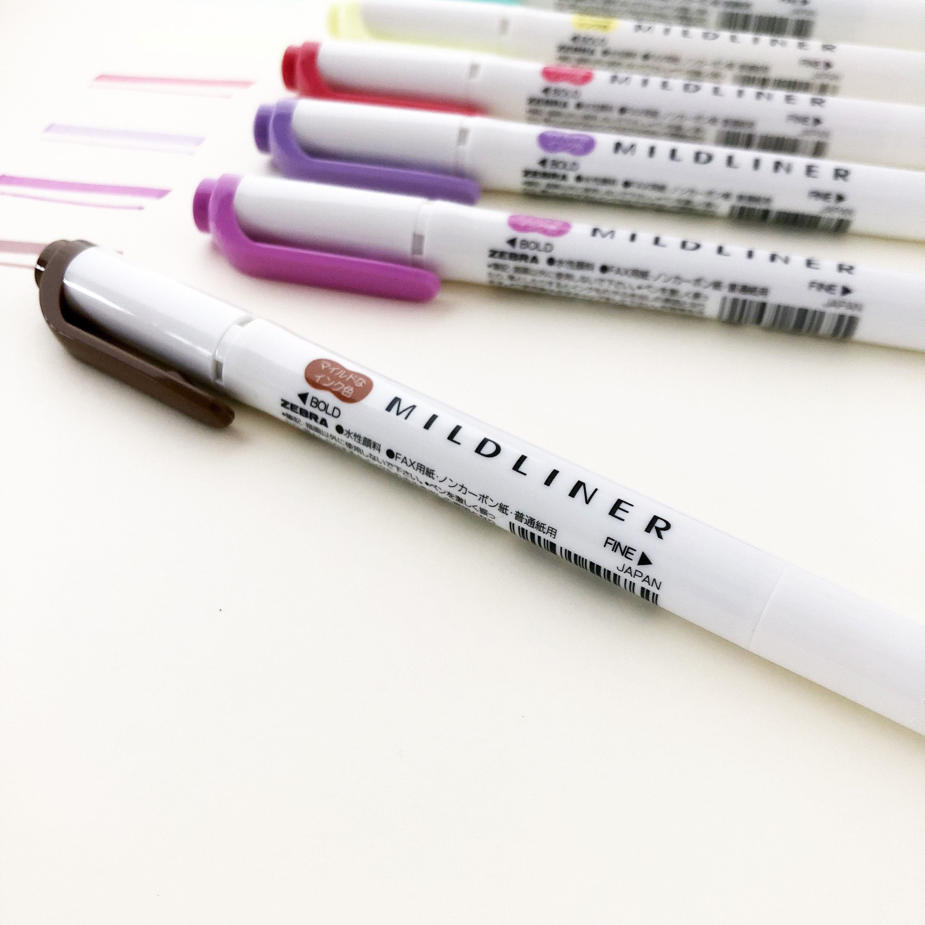 Zebra Mildliner Double-Sided Highlighter-niconeco zakkaya