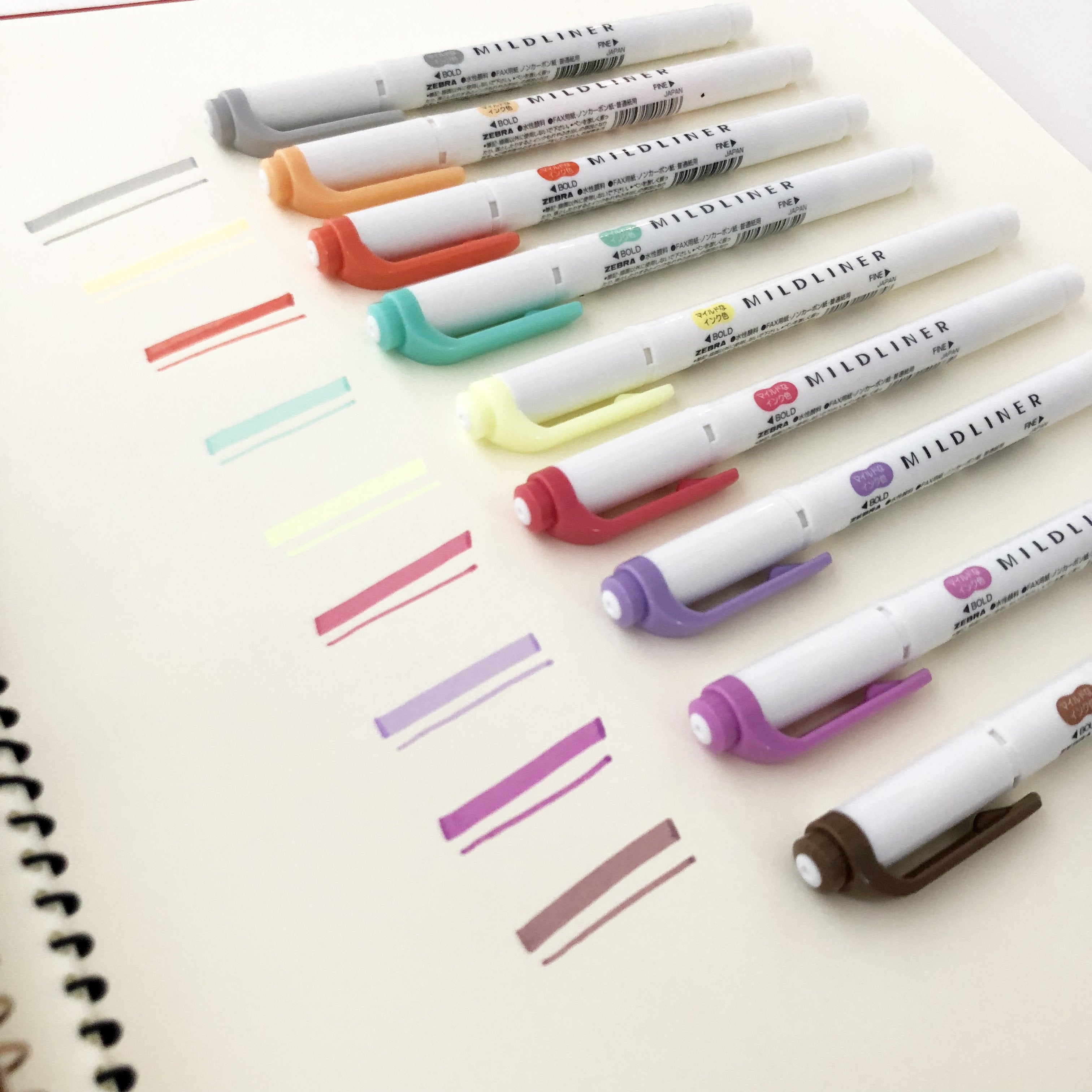 Zebra Mildliner Double-Sided Highlighter-niconeco zakkaya